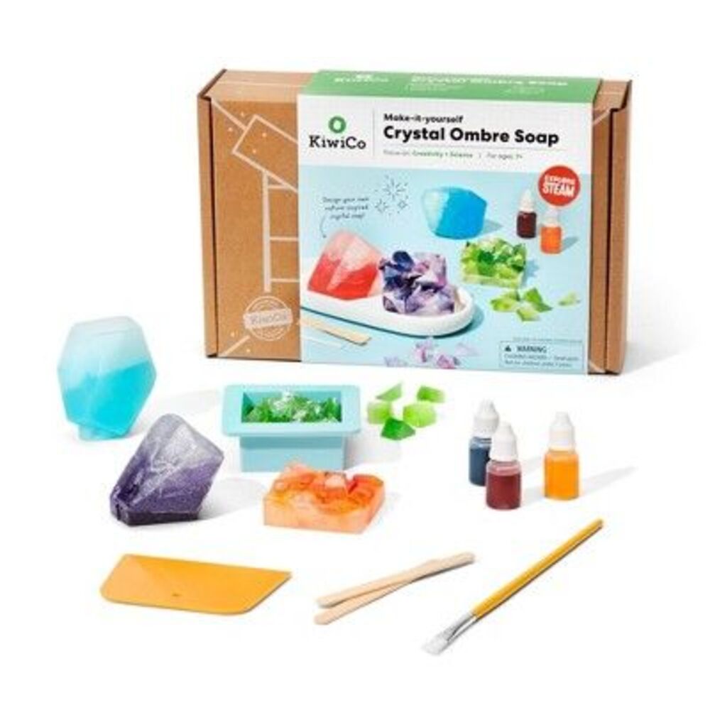 Kiwi Crate - KiwiCo Crystal Ombre Soapmaking Tan